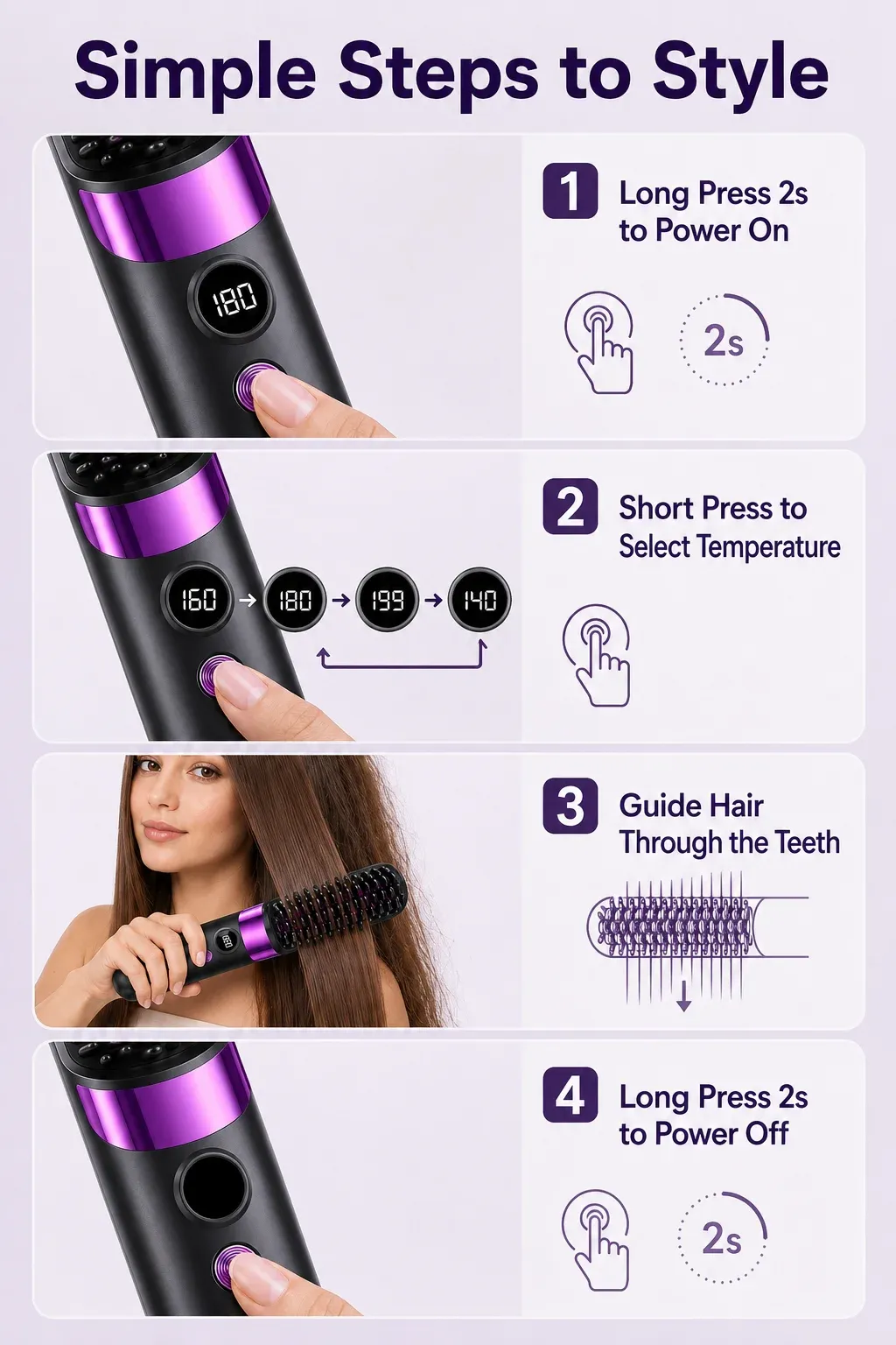 Brosse lissante, lifestyle