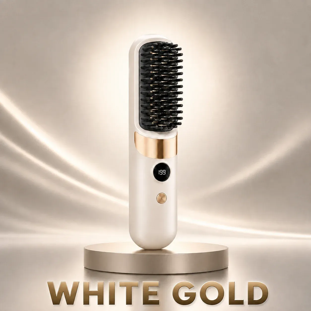 Brosse lissante électrique sans fil, rechargeable par USB et portable 7