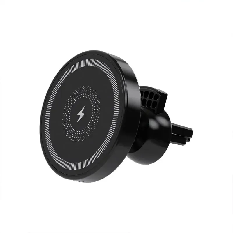 Support de chargeur magnétique sans fil pour voiture, fixation sur grille d'aération, charge rapide 15 W pour iPhone 14, 15, 16, 17 Pro Max 6