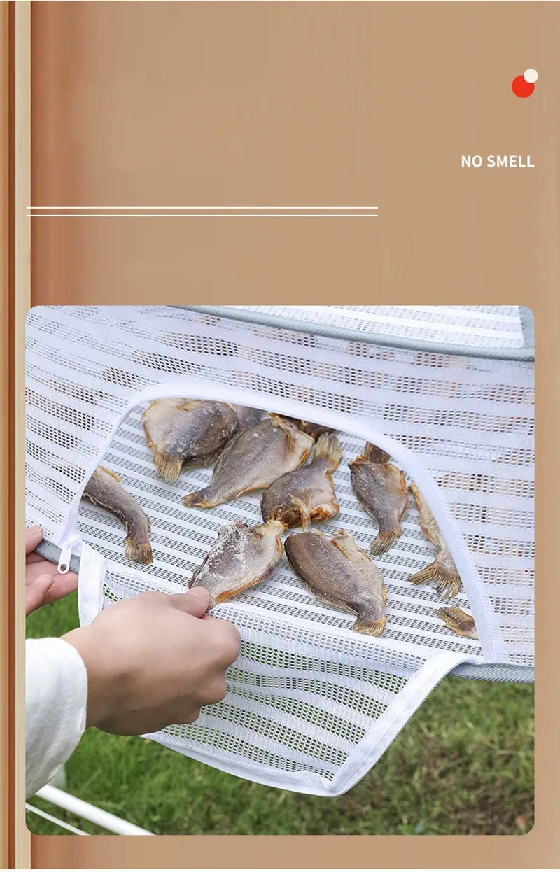 Filet de séchage en situation réelle