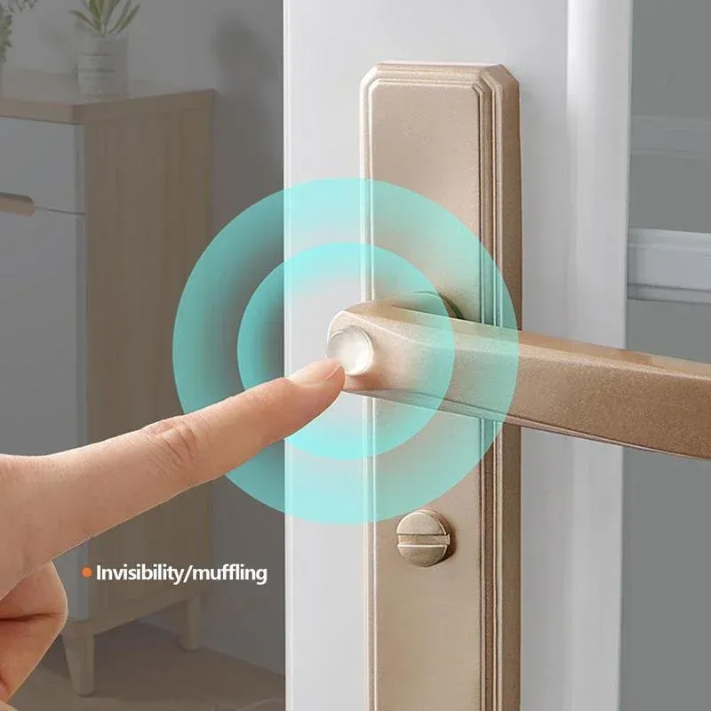 Butée de porte en silicone, protection murale, coussin en caoutchouc pour placard de cuisine, tampon amortisseur auto-adhésif, quincaillerie pour meubles 4