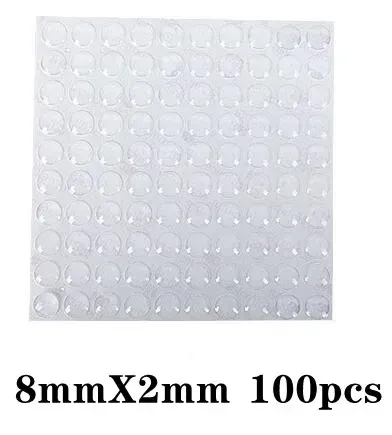 Butée de porte en silicone, protection murale, coussin en caoutchouc pour placard de cuisine, tampon amortisseur auto-adhésif, quincaillerie pour meubles 17