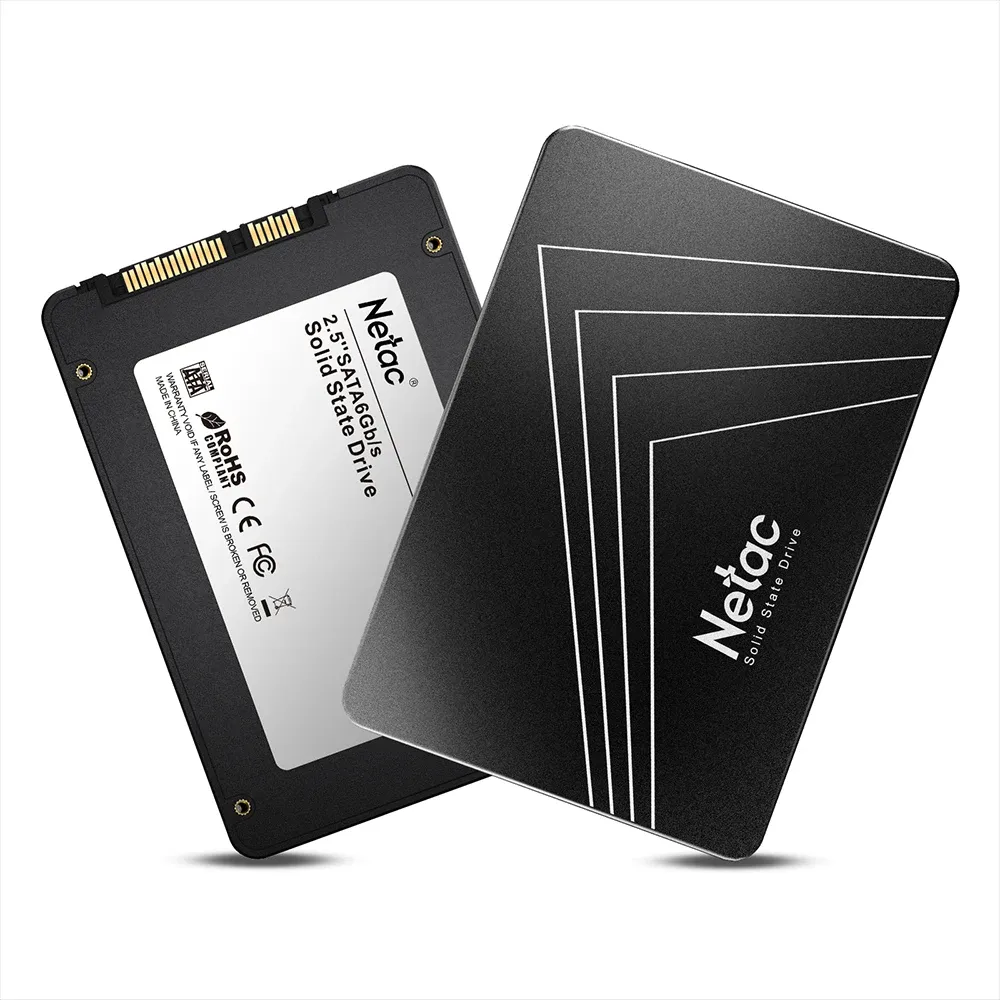 Disque SSD SATA3 2,5 pouces Netac 512 Go, 256 Go, 128 Go, 480 Go, 960 Go, disque dur interne pour ordinateur portable 3