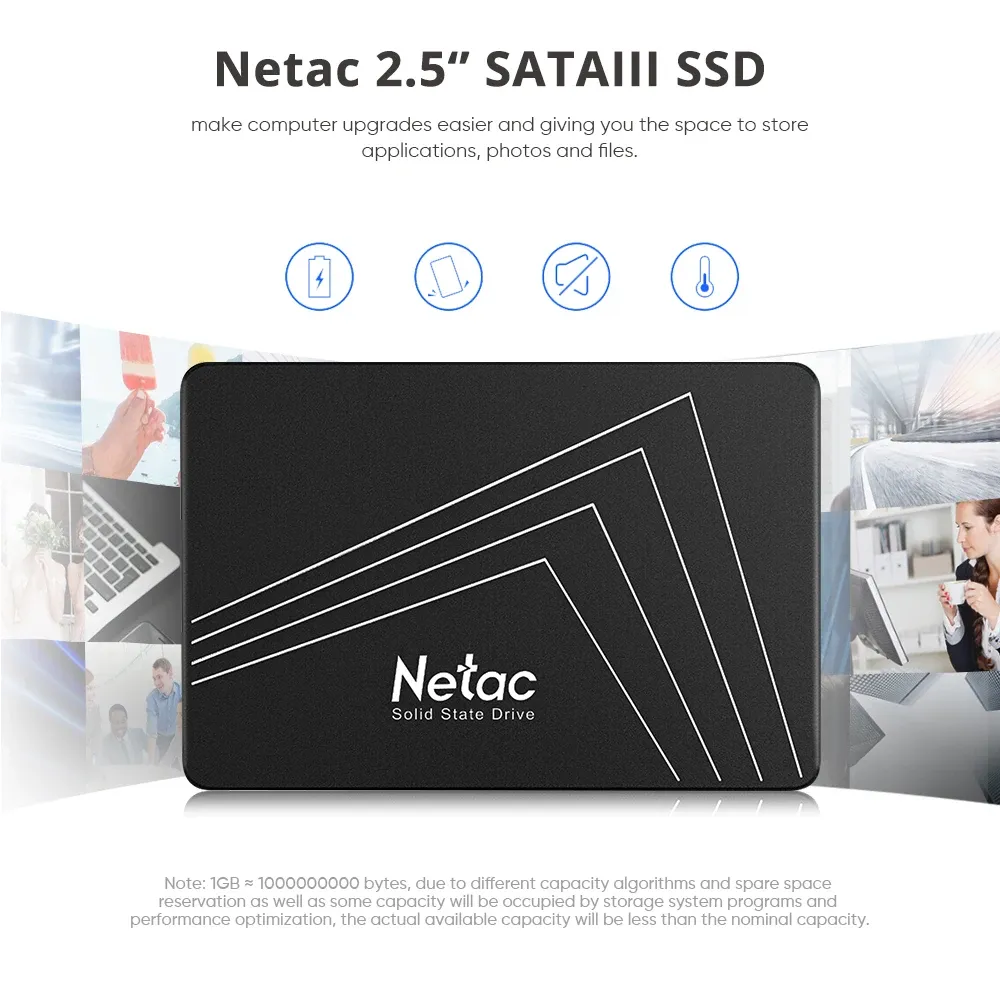 Vue d'ensemble du SSD Netac 2,5 pouces