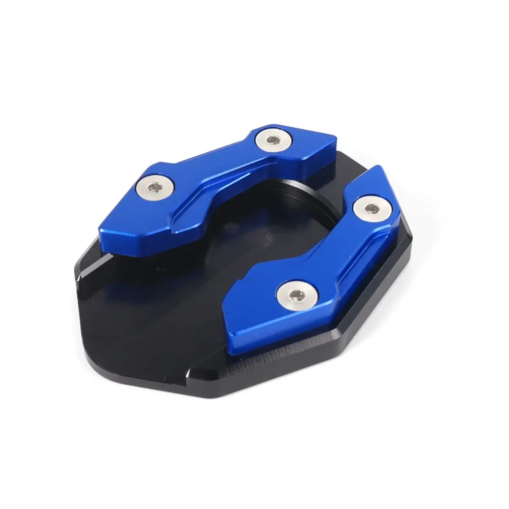 Béquille latérale universelle en aluminium pour moto, avec extension de pied et plaque de support 11
