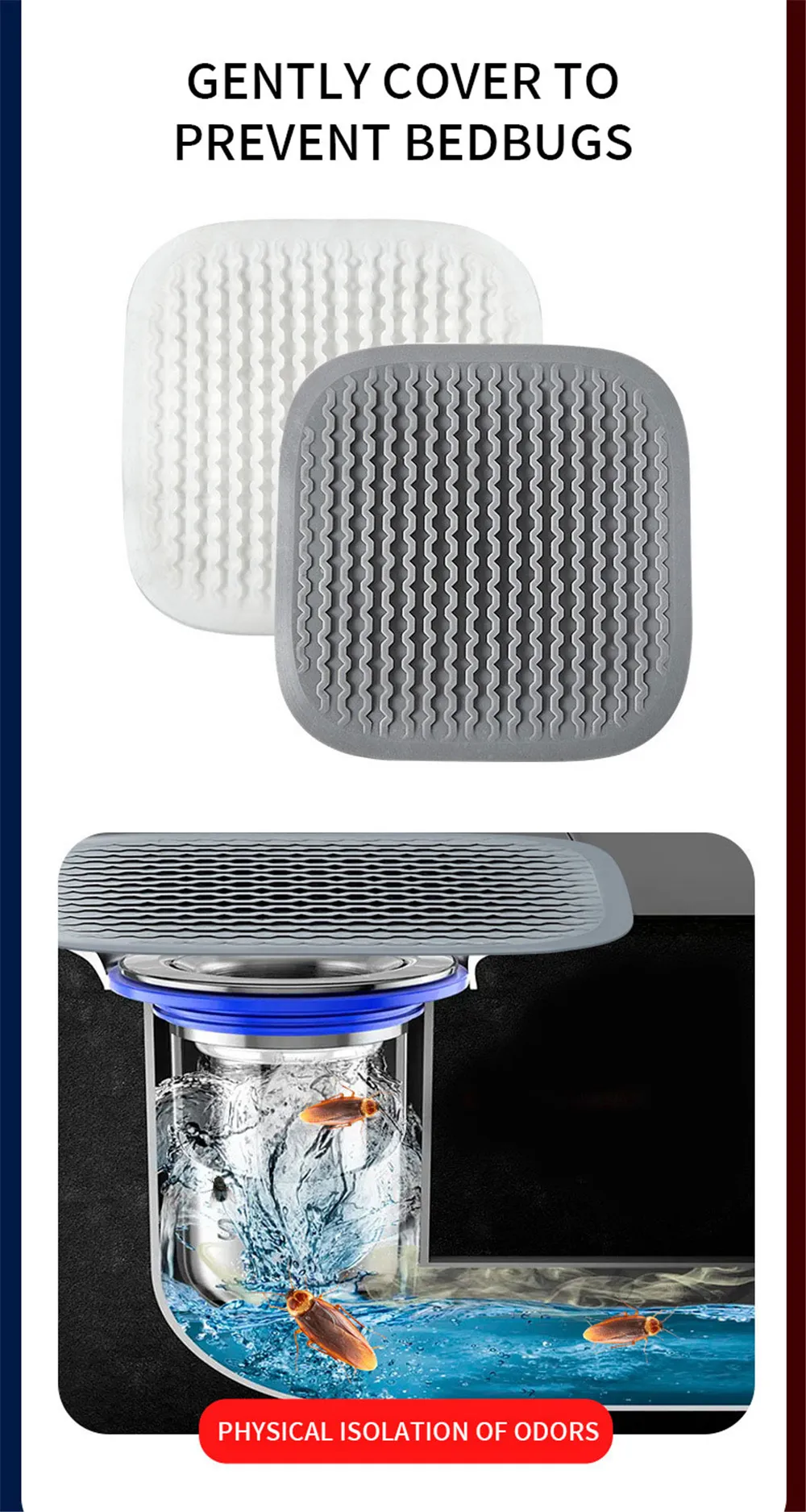 Bouchon de vidange en silicone, mise en place