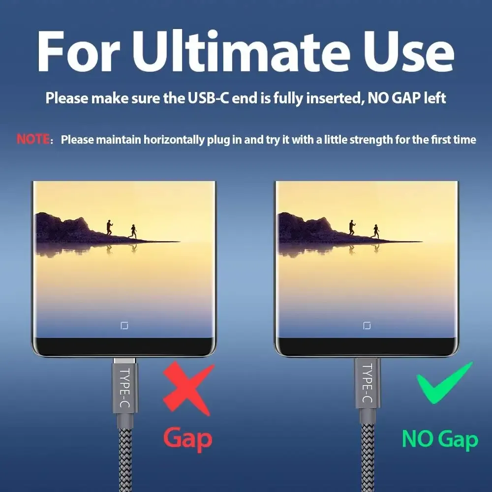 Câble USB Type-C finition