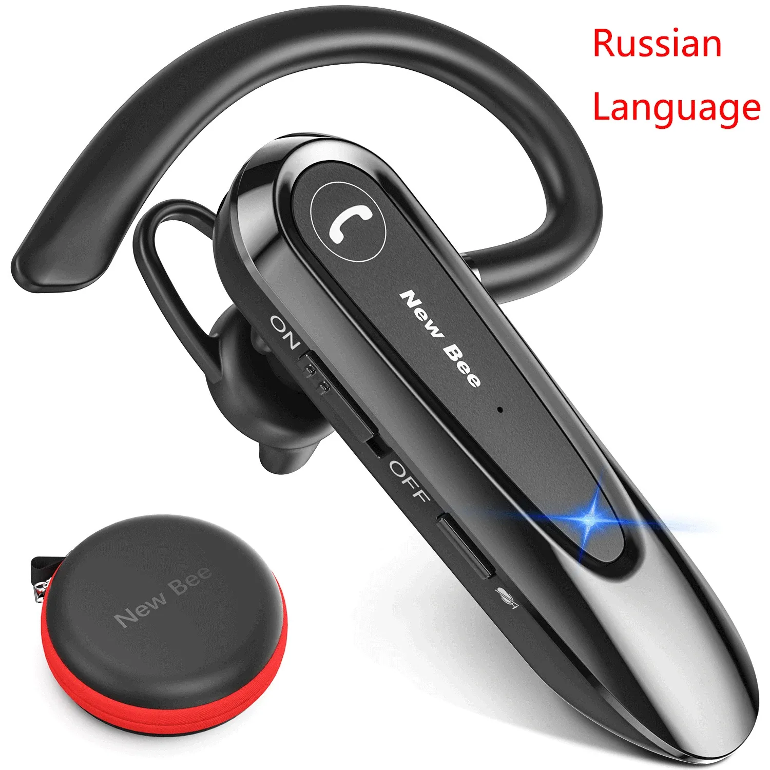 Casque Bluetooth sans fil Bee B45 avec double micro, réduction de bruit CVC 8.0 et écouteurs pour la conduite 14