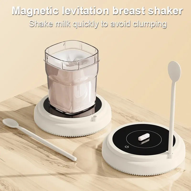 Tasse mélangeuse automatique électrique portable, rechargeable par USB, avec suspension magnétique, pour café, eau et lait - Image 1