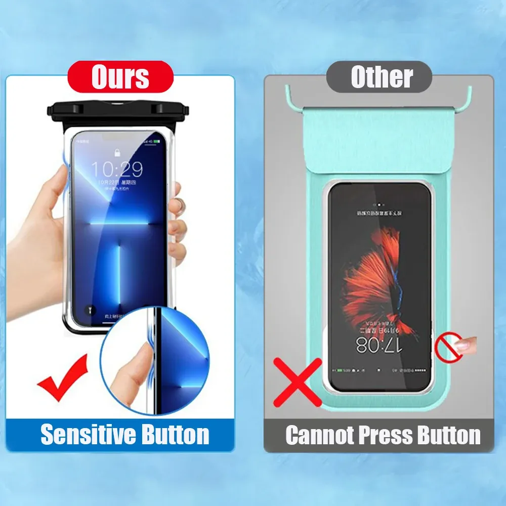 Pochette étanche universelle pour iPhone : protection sous-marine et natation 2