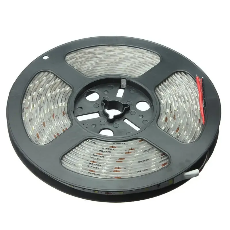Bande LED 5630 5730 étanche IP65 12V 5 m, blanc chaud 3000K, blanc froid 6500K, blanc neutre 4000K, rouge, vert, bleu, flexible 6