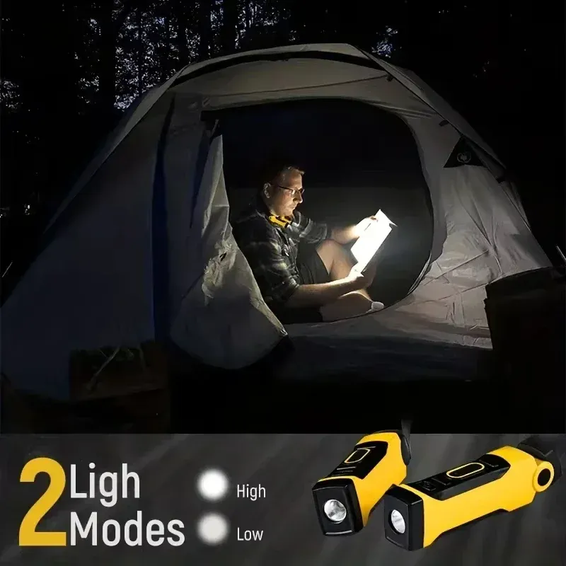 Lampe de lecture LED rechargeable à clipser sur le cou, 2 niveaux de luminosité, pour la lecture, le tricot, le camping et les travaux de réparation, lot de 2 3