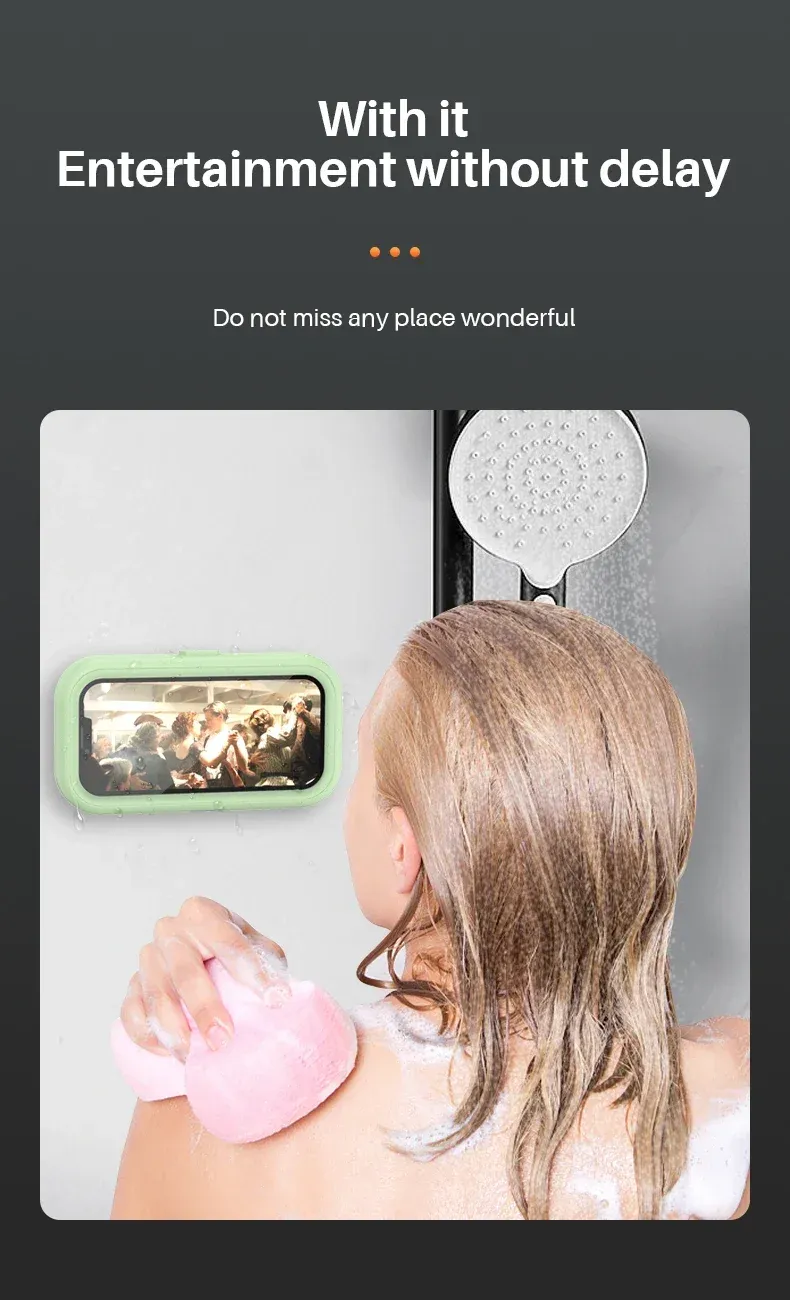 Support téléphone pour cuisine et salle de bain