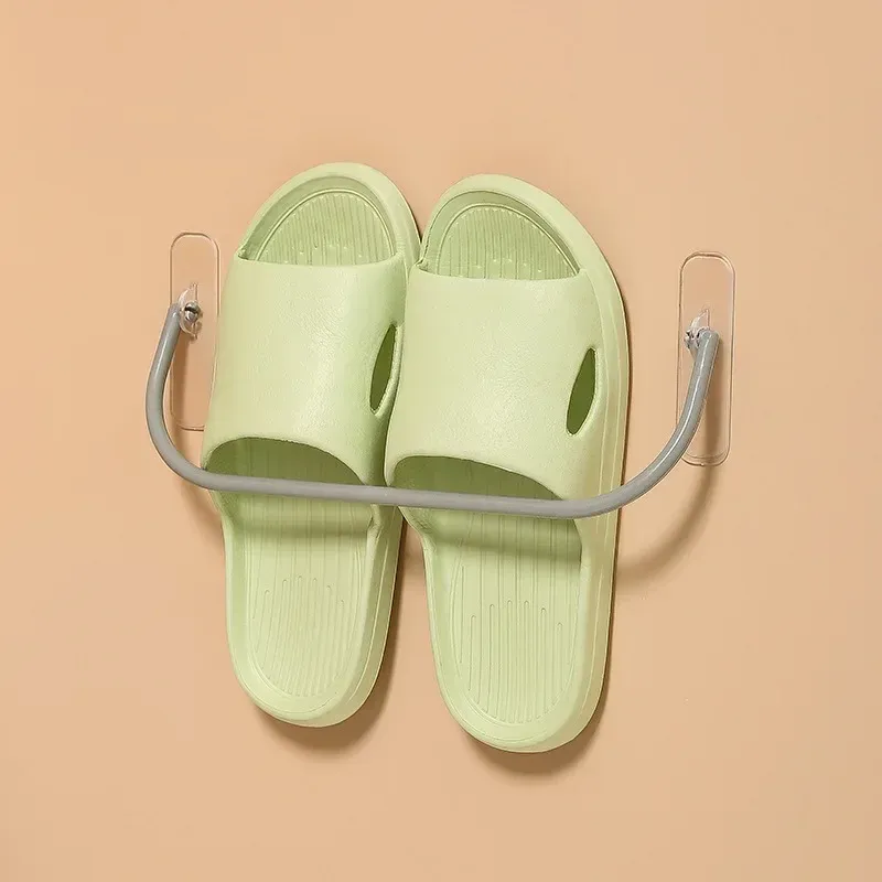 Lot de 4 supports muraux pour chaussures et pantoufles