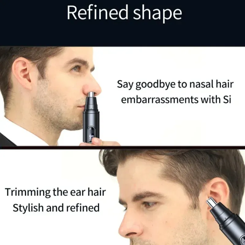Mini tondeuse à cheveux de poche pour le nez et les oreilles, indolore, étanche, portable, pour hommes et femmes 4