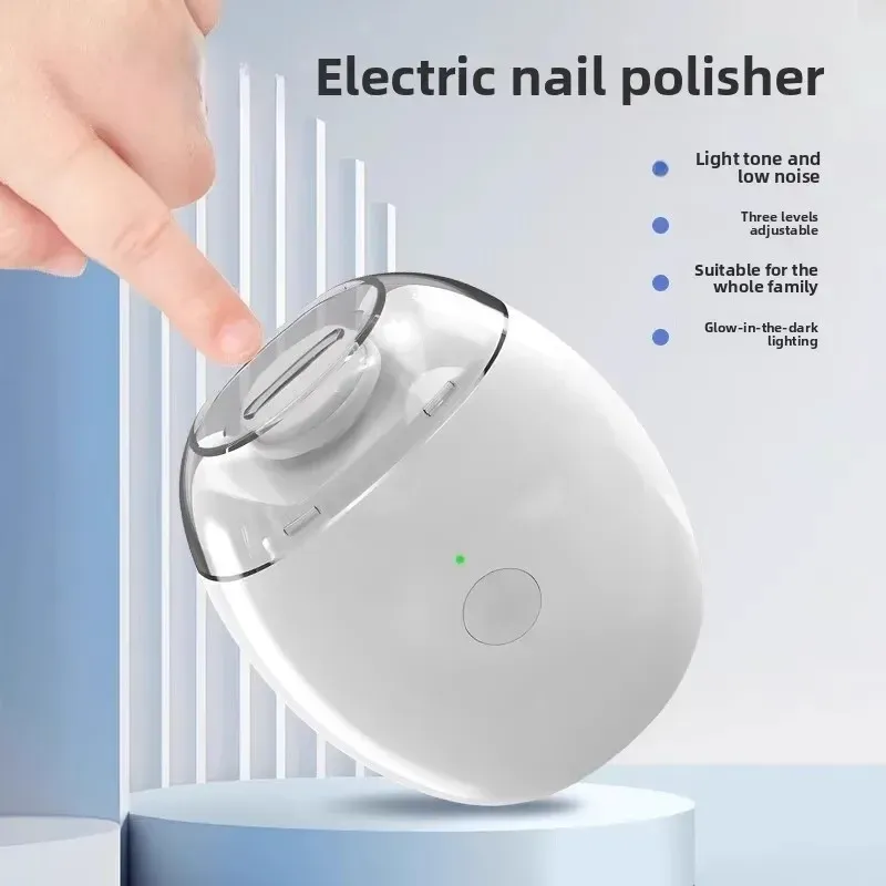 Coupe-ongles électrique 2 en 1 avec lumière LED et lime automatique pour bébé et adulte 3