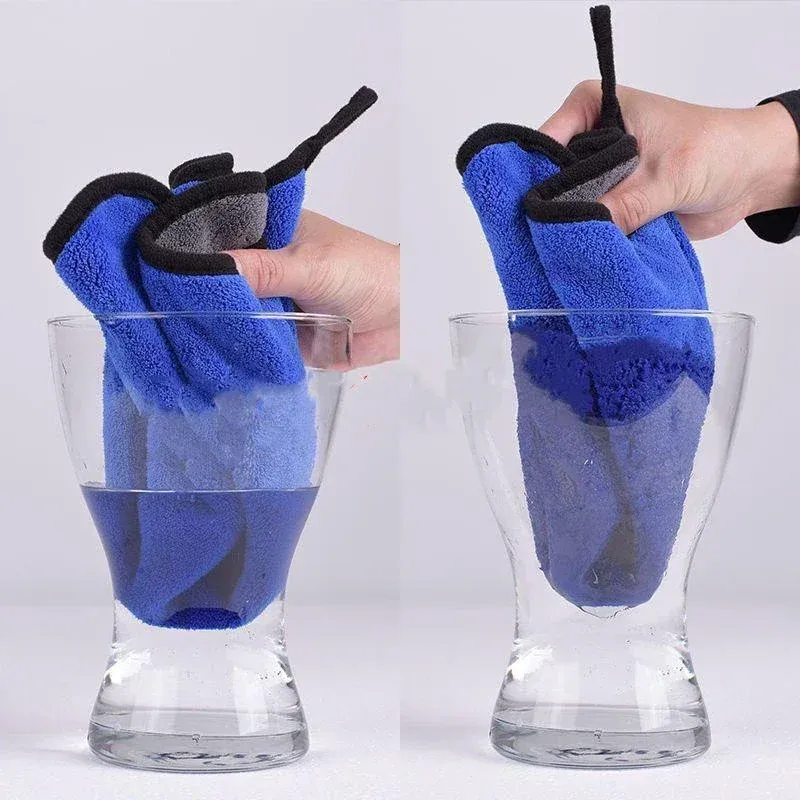 Chiffon de séchage en microfibre, résultat