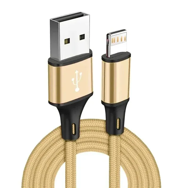 Câble de chargement USB pour iPhone 1 m, 2 m, 3 m, compatible iPhone X, XR, XS, 11, 12, 13, 14, Pro, Pro Max, 6, 6S, 7, 8, Plus et SE, câble de charge rapide tressé en nylon 11