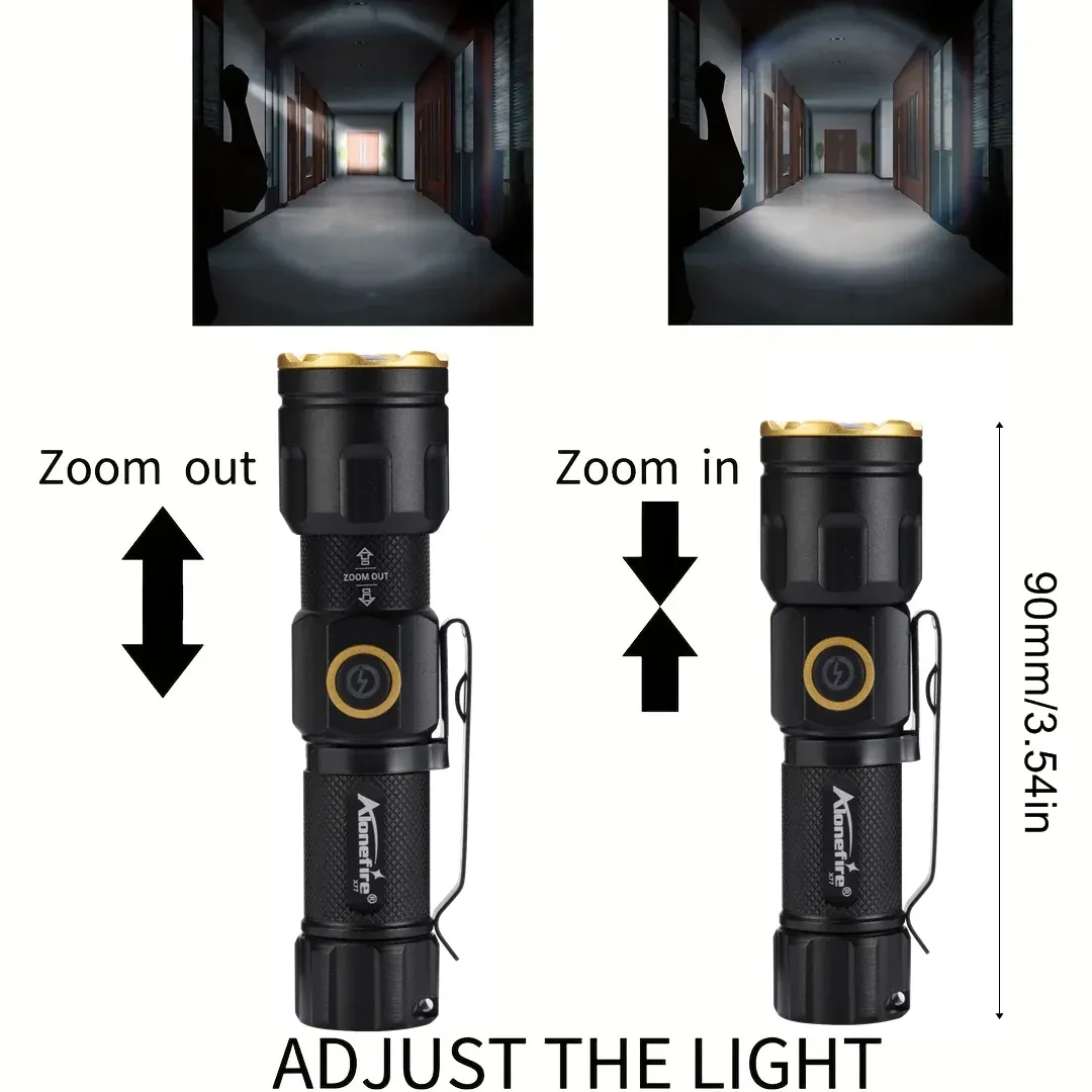 Lampe torche Zoom X77 en action