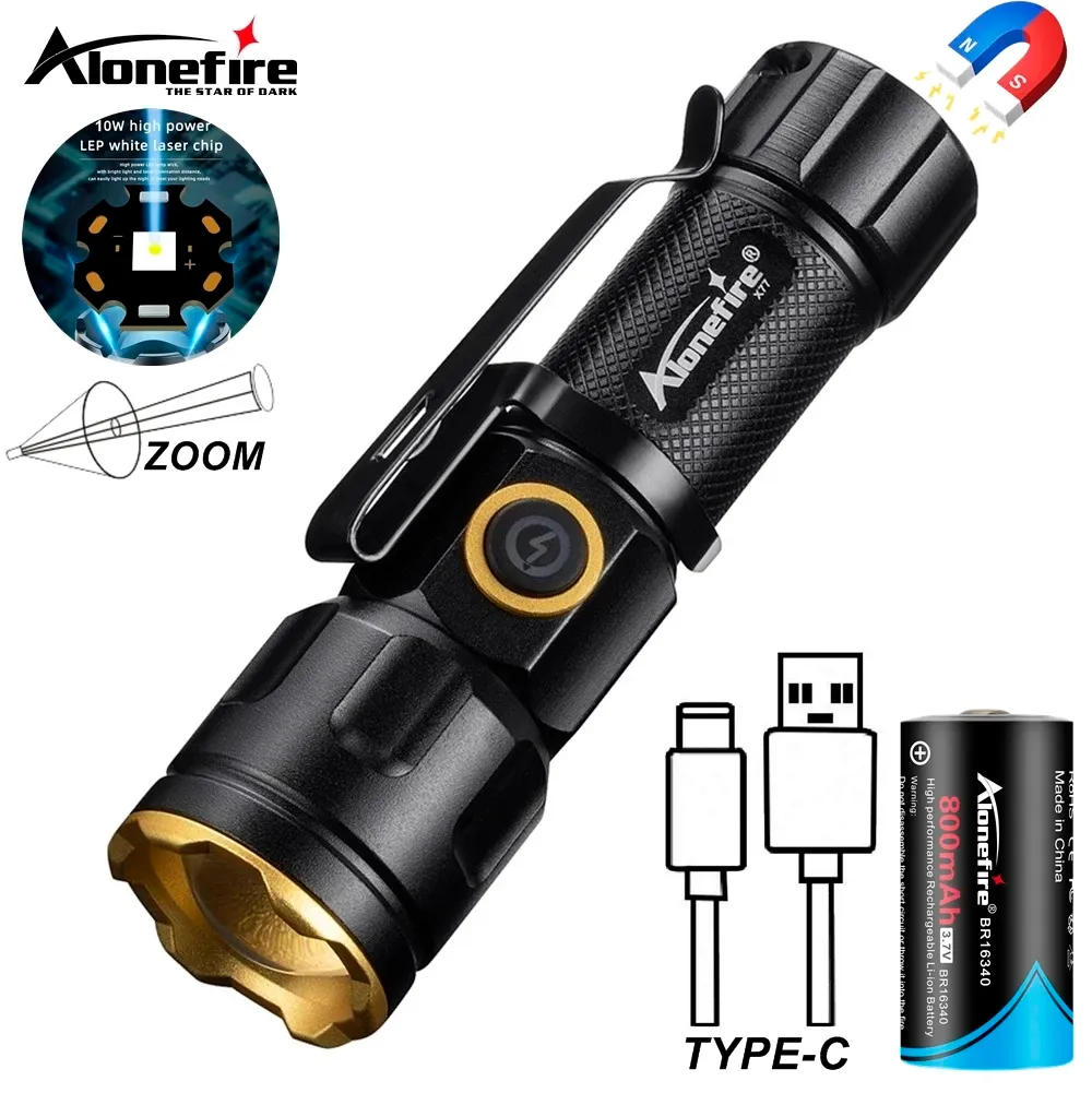 Lampe torche Zoom X77 en situation d'utilisation