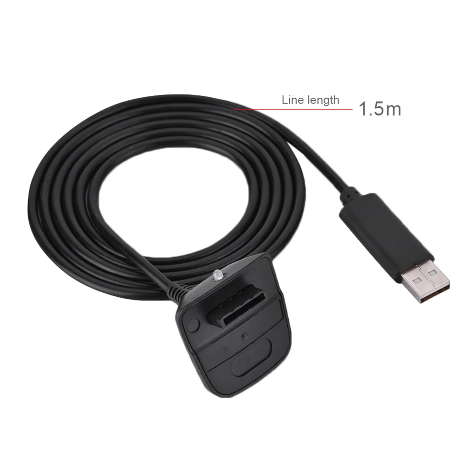 Chargeur USB pour manette sans fil Xbox 360 Microsoft avec câble de charge rapide 2