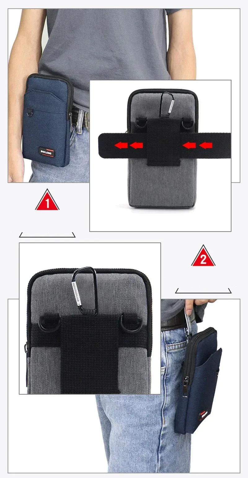Sac banane d'extérieur, en situation