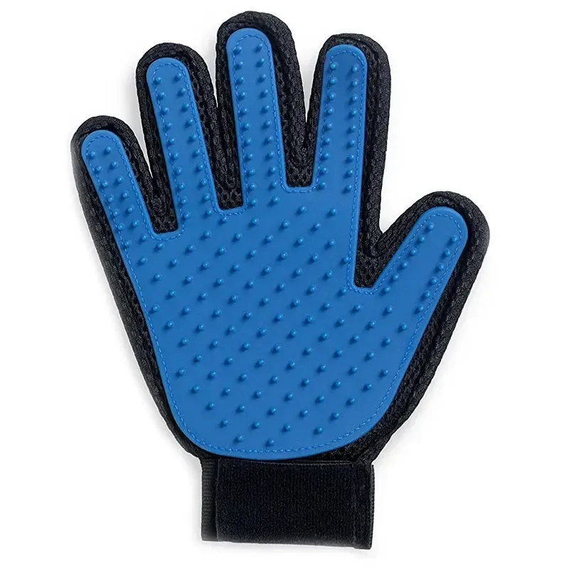 Gant de toilettage en silicone pour animaux de compagnie, brosse et peigne pour chats et chiens 10