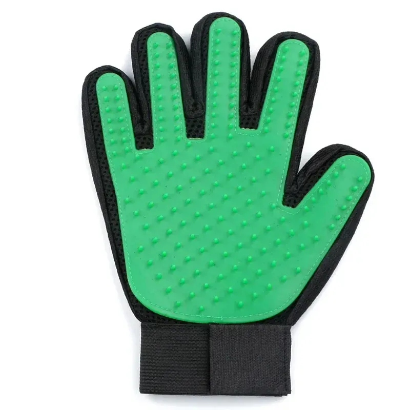 Gant de toilettage en silicone pour animaux de compagnie, brosse et peigne pour chats et chiens 7