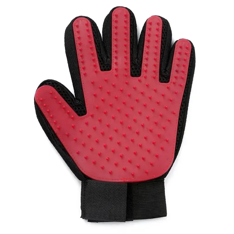 Gant de toilettage en silicone pour animaux de compagnie, brosse et peigne pour chats et chiens 8