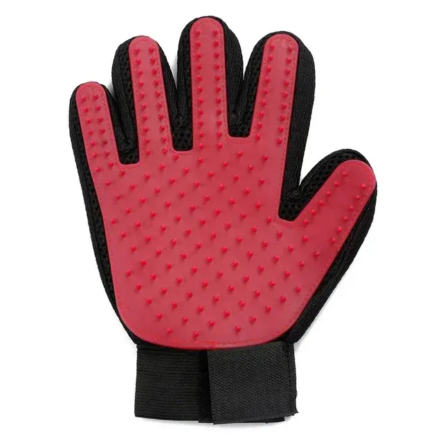 Gant de toilettage en silicone pour animaux de compagnie, brosse et peigne pour chats et chiens 9