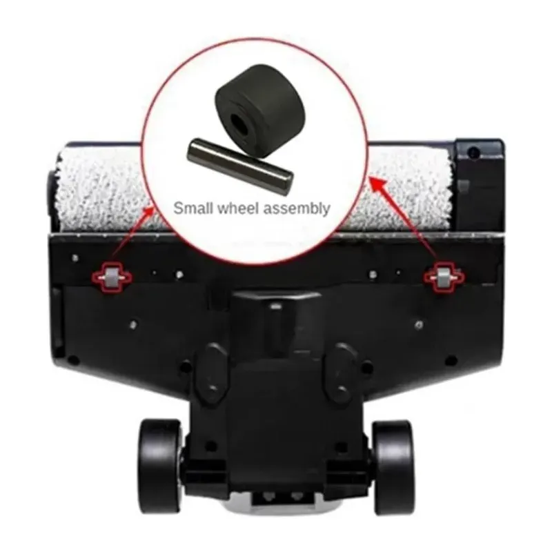 Roues de remplacement pour machine à récurer les sols Xiaomi Dreame H12/H13/H20/M13S, têtes motorisées à petit axe, lot de 2 ou 4 pièces 5