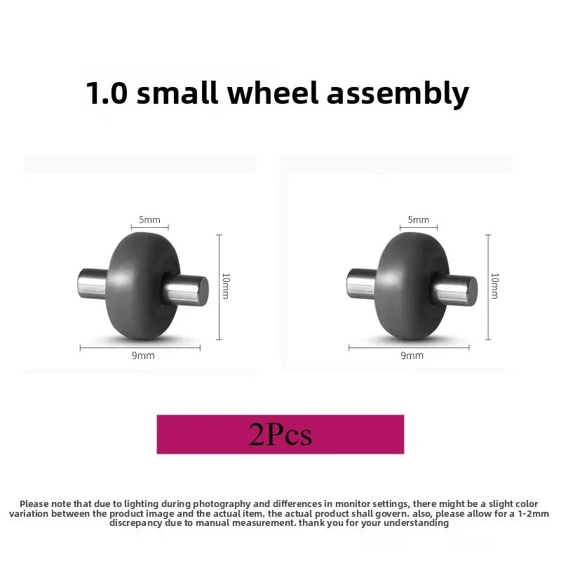 Roues de remplacement pour machine à récurer les sols Xiaomi Dreame H12/H13/H20/M13S, têtes motorisées à petit axe, lot de 2 ou 4 pièces 10