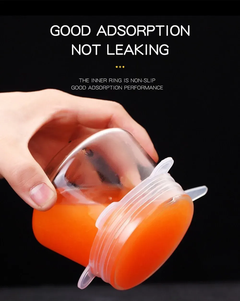 Détail de l'étanchéité du couvercle en silicone