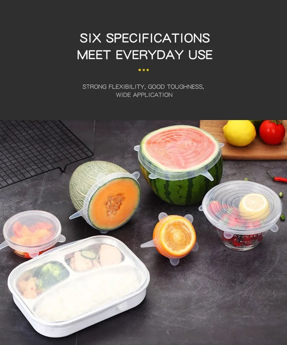 Couvercle en silicone en utilisation pratique