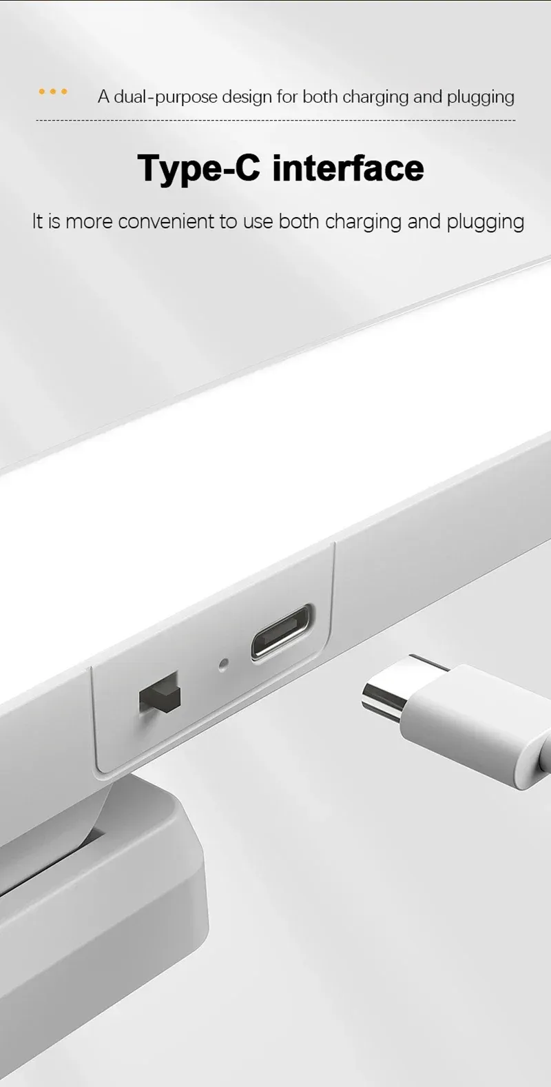 Lampe de bureau magnétique, facilité d'utilisation