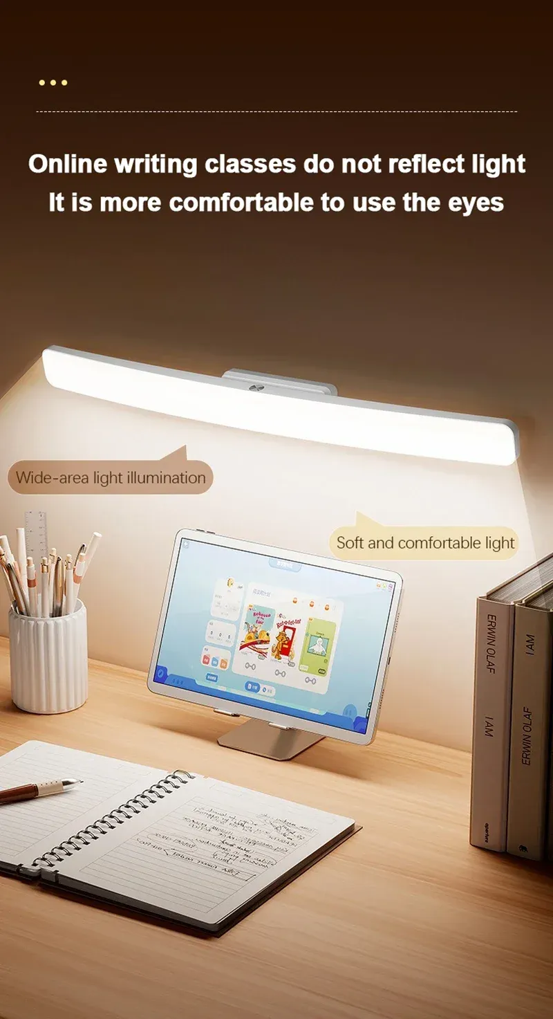 Lampe de bureau magnétique, commande tactile