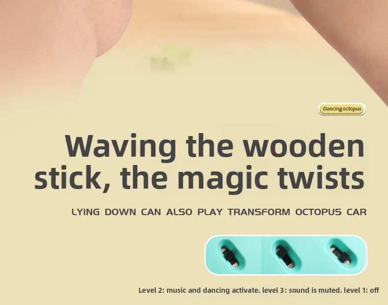 Poulpe dansant interactif pour enfants, moment de complicité