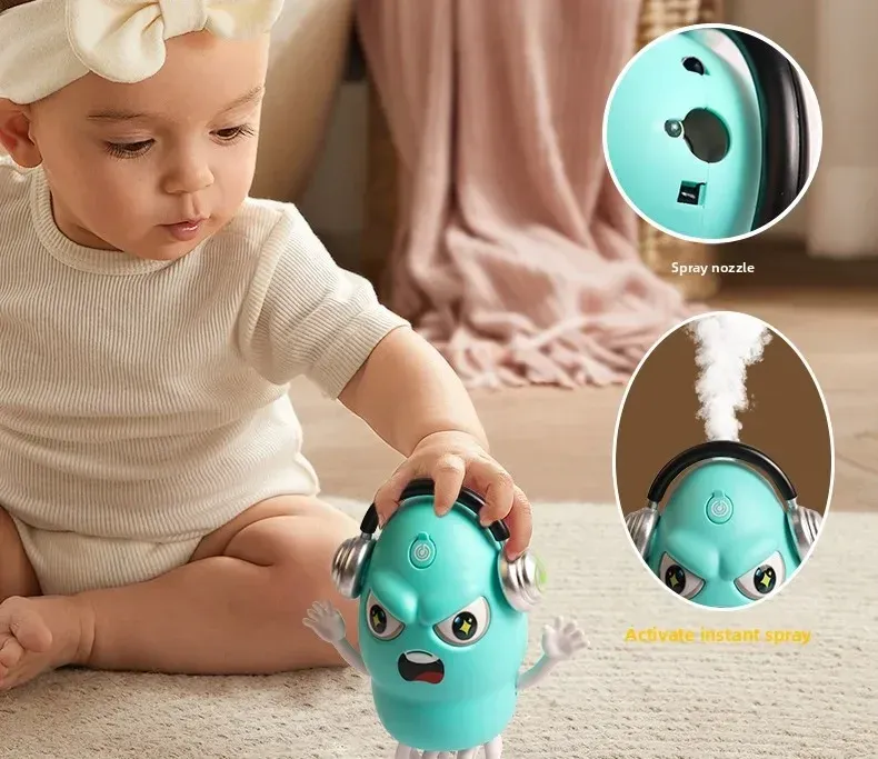 Poulpe dansant interactif pour enfants, mise en scène