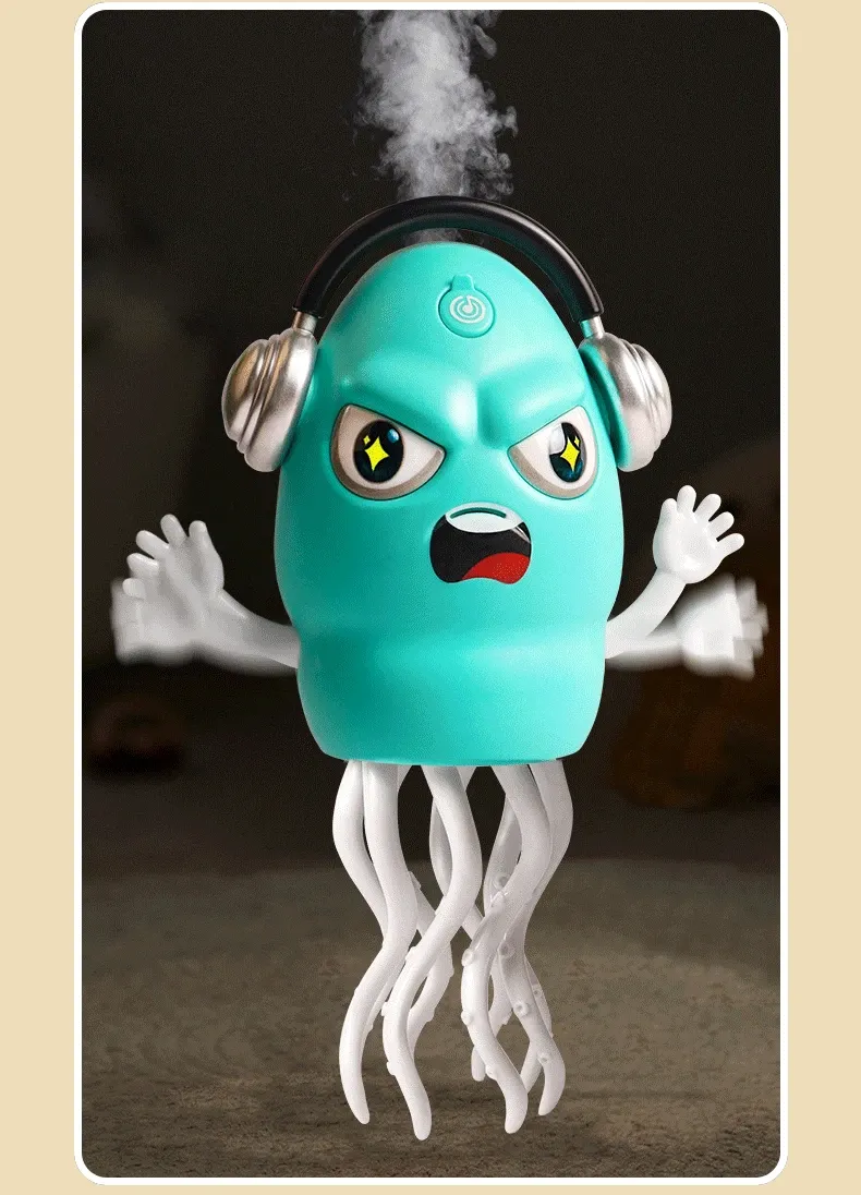 Poulpe dansant interactif pour enfants, design coloré