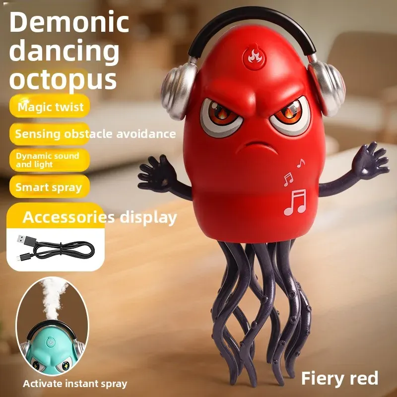 Poulpe dansant électronique interactif pour enfants 12
