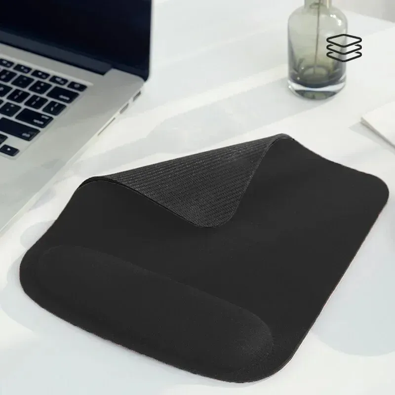 Grand tapis de souris ergonomique en EVA épaissi avec repose-poignet antidérapant pour bureau et jeux sur ordinateur 3