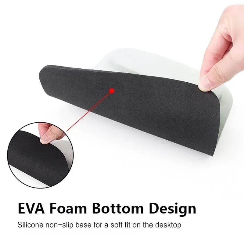 Grand tapis de souris ergonomique en EVA épaissi avec repose-poignet antidérapant pour bureau et jeux sur ordinateur 6