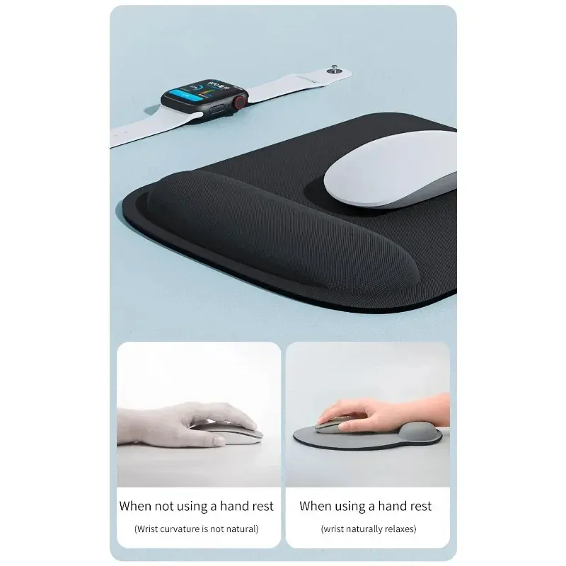 Tapis de souris ergonomique, finition et détails