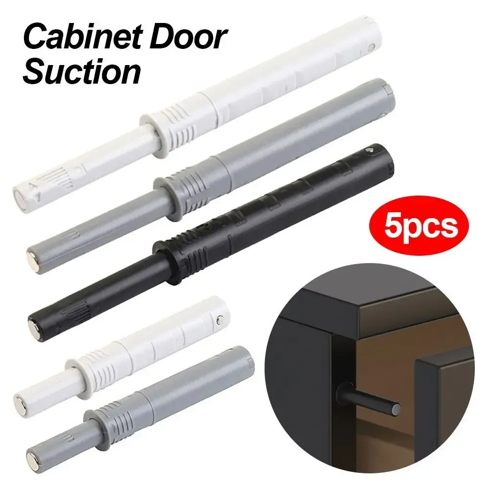Butée de porte dissimulée, lot de 5, amortisseur de porte silencieux pour maison, fermeture en douceur, accessoires de meubles 5