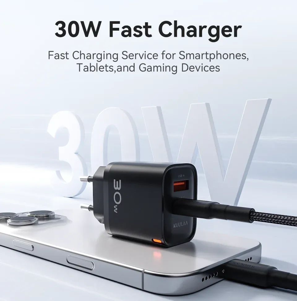 Chargeur GaN en situation d'utilisation