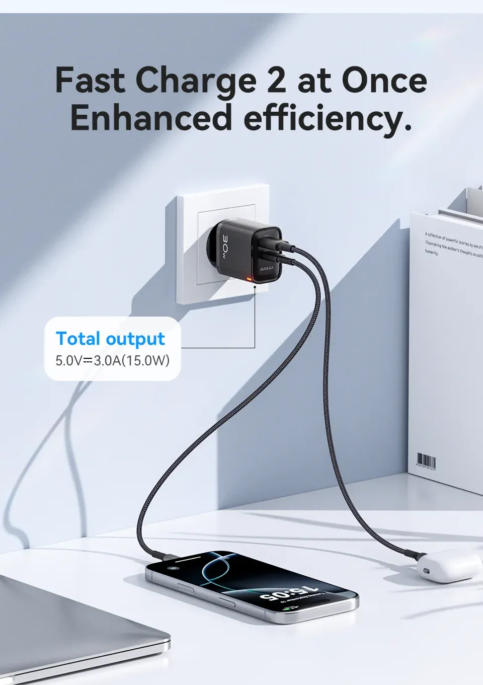 Charge simultanée de plusieurs appareils