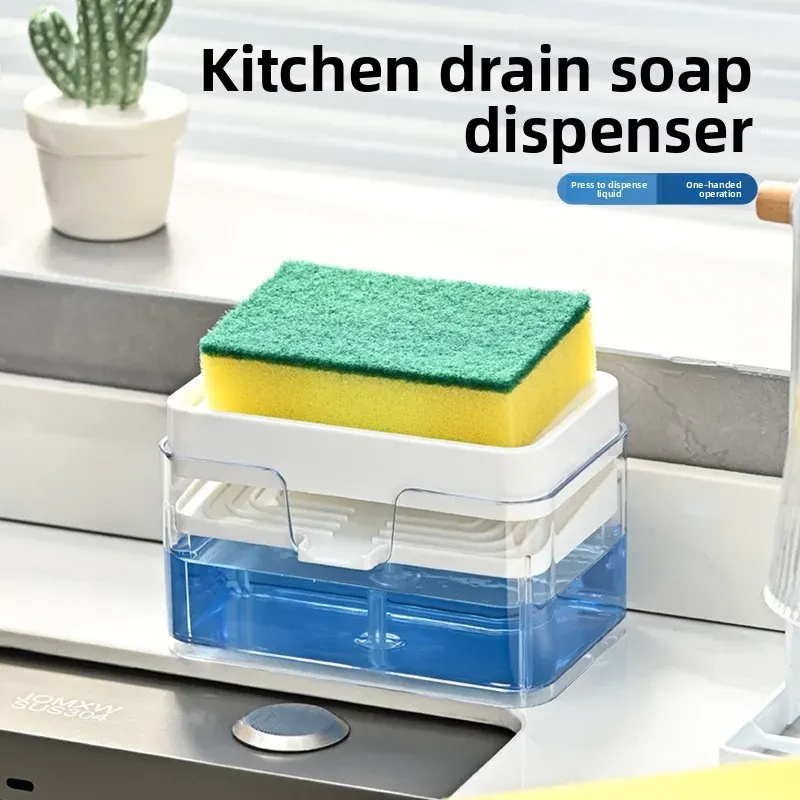 Distributeur automatique de liquide vaisselle avec brosse 4