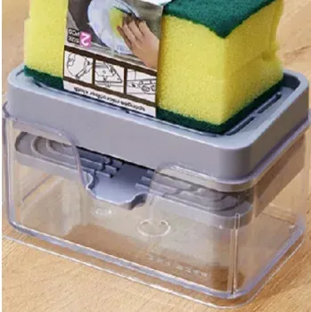 Distributeur automatique de liquide vaisselle avec brosse 8