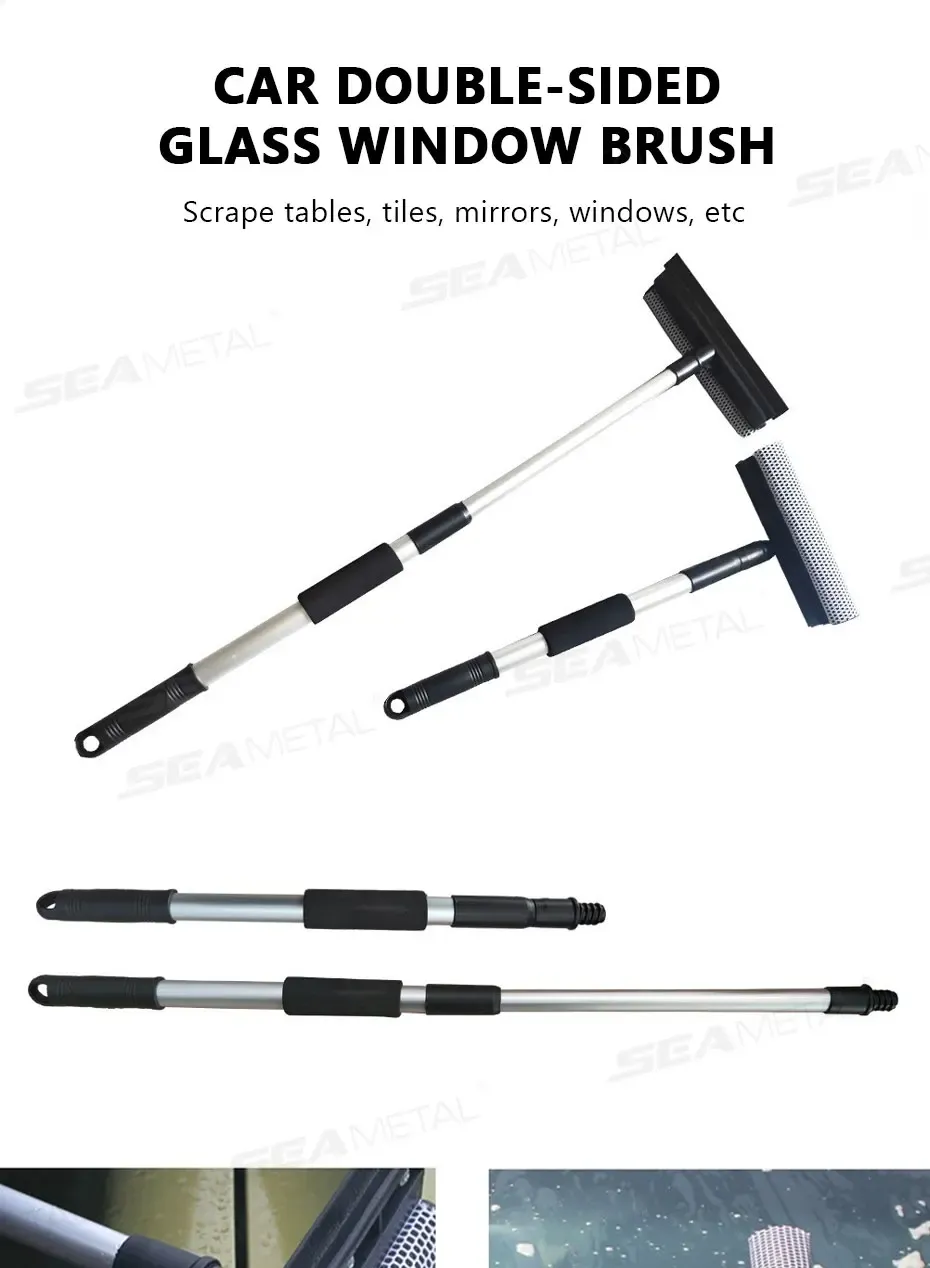 Brosse 2 en 1 de nettoyage de vitres de voiture
