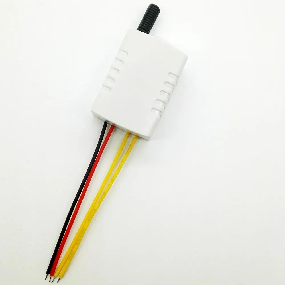 Bouton-poussoir sans fil RF 315/433 MHz pour ouvre-porte 5 V à 12 V et système d'alarme domestique intelligent 6